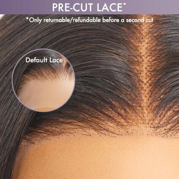 Brown Highlight Wavy Bob Wig Lace Front Human Hair