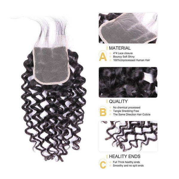 Lace Water Wave Closure