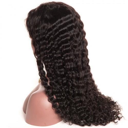 Full Lace Deep Wave Unit - Belle Noir Beauty