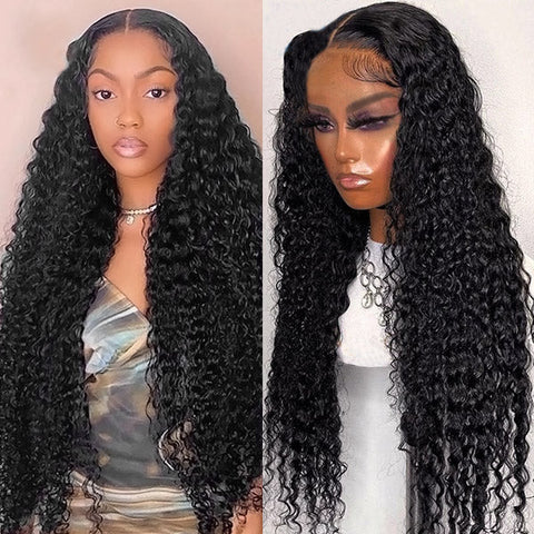 HD 4x4Curly Lace Closure Wig