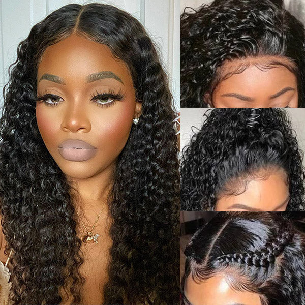 HD 4x4Curly Lace Closure Wig
