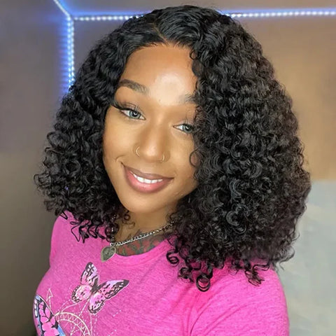 Wear Go Short Curly Wig Upgrade 6×5 Pre Cut Lace Bob Glueless Wig Beginner Friendly