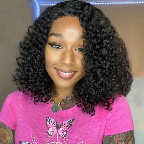 Wear Go Short Curly Wig Upgrade 6×5 Pre Cut Lace Bob Glueless Wig Beginner Friendly