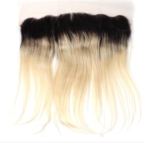 Blonde Ombre Straight Frontal System - Belle Noir Beauty