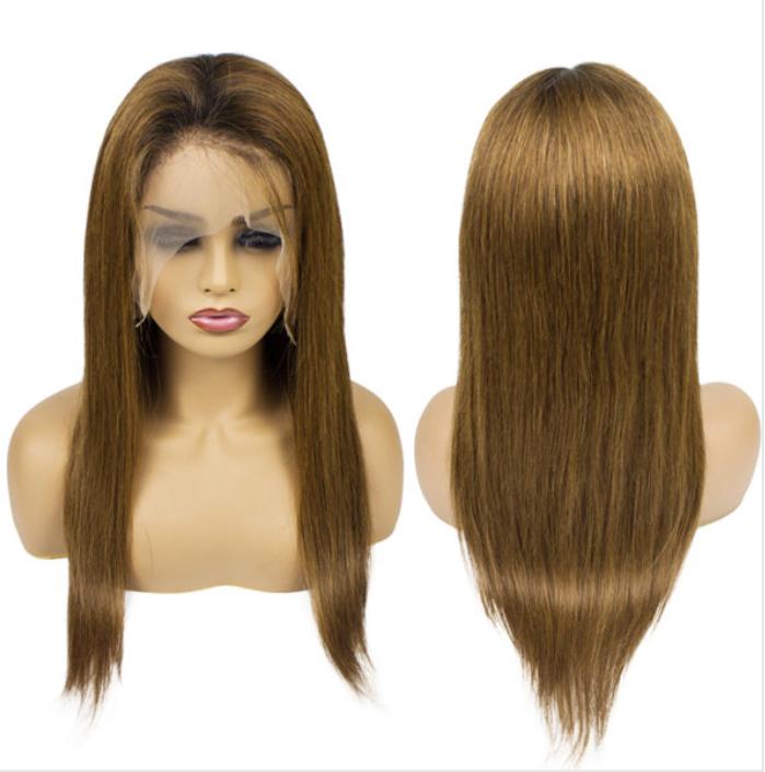 Lace Front 10a Grade Colour 30 Brown Wig Unit - Belle Noir Beauty