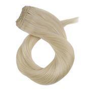 Straight  Hair Weft Extensions Platinum Blonde #60 - Belle Noir Beauty