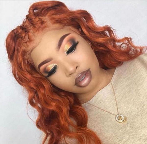 Cinnamon Wave Lace Front Unit