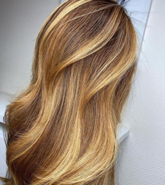 Light Brown and Honey Pre-plucked Wave Unit