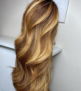 Light Brown and Honey Pre-plucked Wave Unit